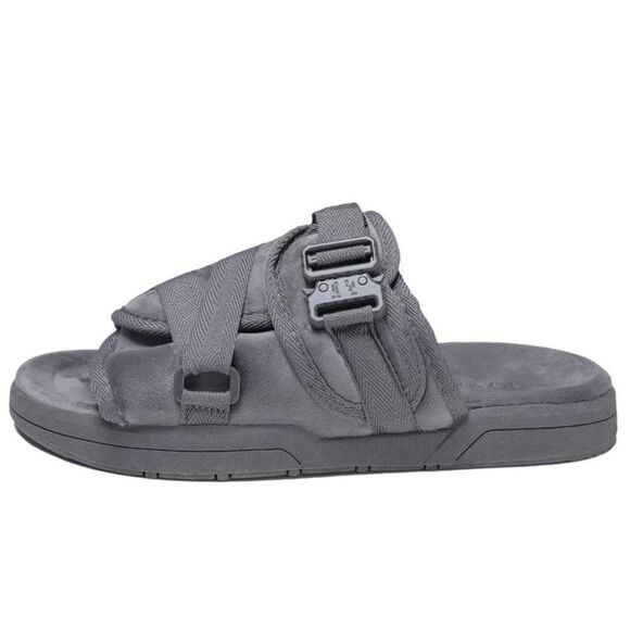 DRACO Cool Grey Dracos Slides Size 9-10 NWT in packaging - Picture 10 of 16